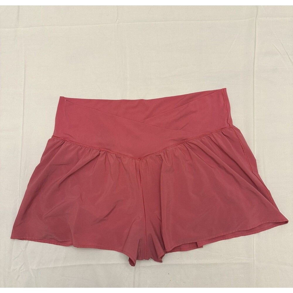 Offline By Aerie Real Me Crossover Shorts Womens XXL Pleated Flowy W/Pockets